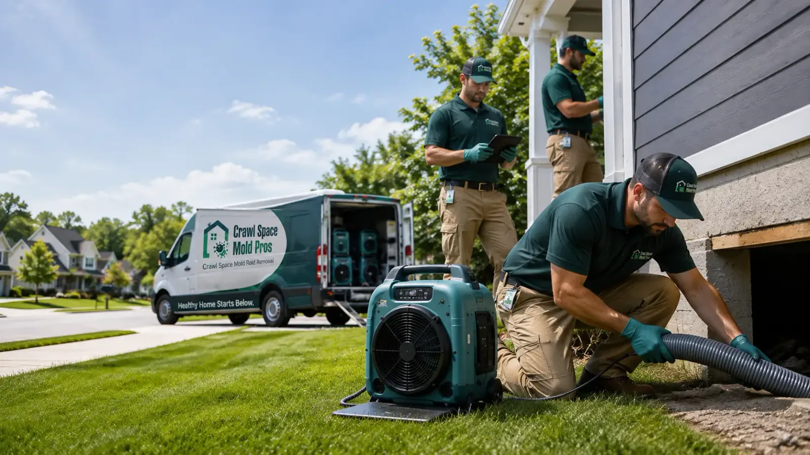 Crawl Space Mold Removal in Plymouth, MI